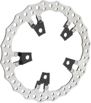 Arlen Ness 14 in. Left Side Big Brake Jagged Floating Rotor Kit for 2014-2026 Harley-Davidson Touring Motorcycles #02-950