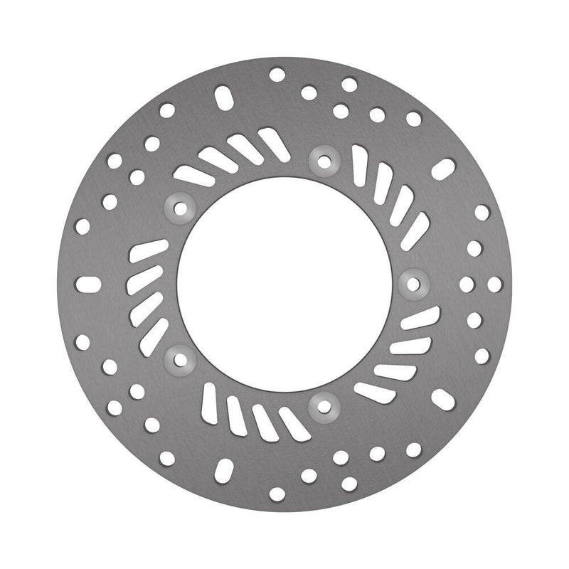 EBC Round Fixed Brake Rotor for 2017-2022 HONDA Silver Stainless Steel Solid-Mount Front One Piece (Fixed)