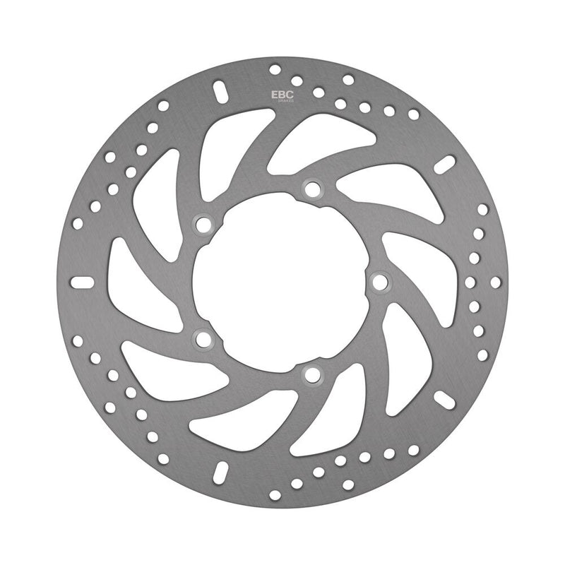 EBC Round Fixed Brake Rotor for 2016-2025 BMW G 310 Silver Stainless Steel Solid-Mount Front One Piece (Fixed)