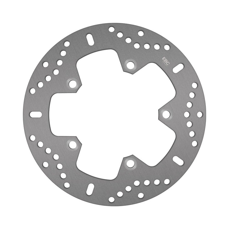 EBC Round Fixed Brake Rotor for 2016-2025 BMW G 310 Silver Stainless Steel Solid-Mount Rear One Piece (Fixed)