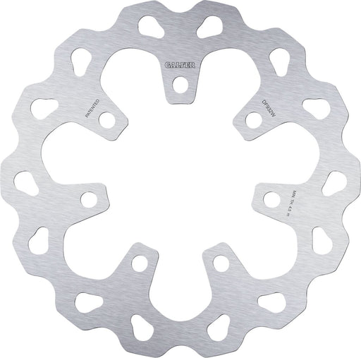 Galfer Brake Rotors for 2012-2013, 2017-2018, 2020-2023 Harley-Davidson Silver Front Semi-Floating 420 High-Carbon Stainless Steel