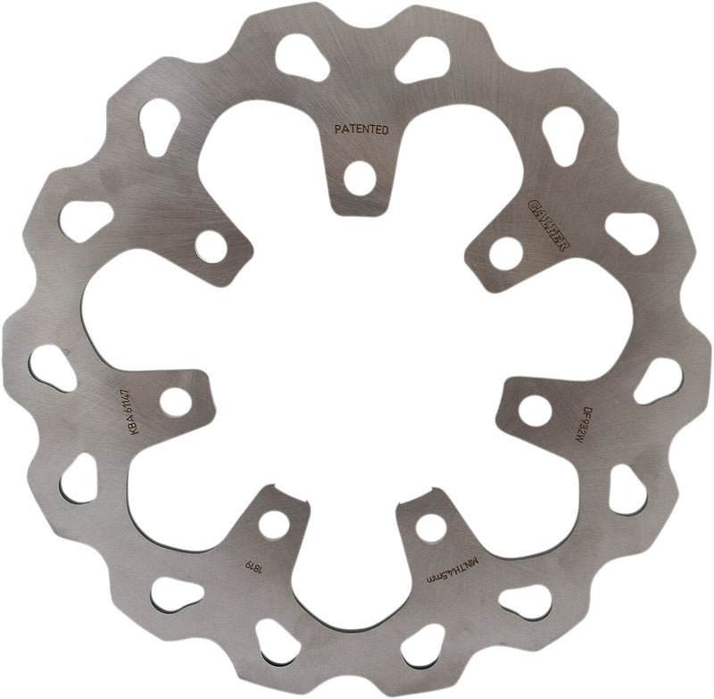 Galfer Brake Rotors for 2012-2013, 2017-2018, 2020-2023 Harley-Davidson Silver Front Semi-Floating 420 High-Carbon Stainless Steel Each
