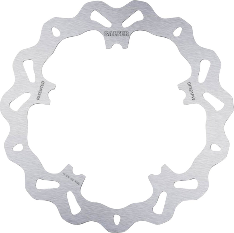 Galfer Brake Rotors for 2006-2023 Harley-Davidson Silver Front Semi-Floating 420 High-Carbon Stainless Steel
