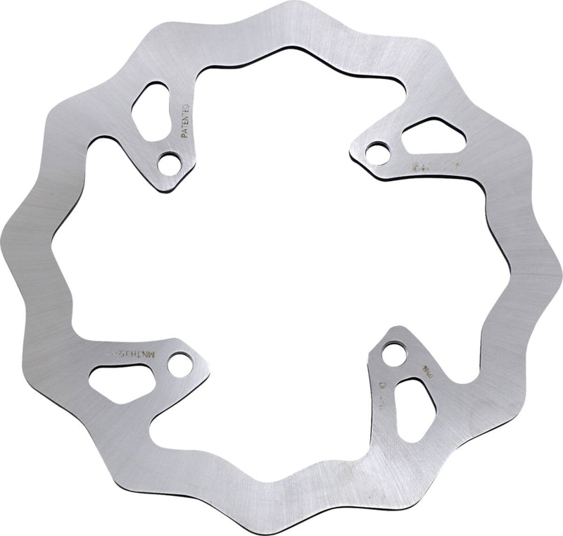 Galfer Brake Rotor for 2019-2020 KAWASAKI Raw Rear Solid-Mount 420 High-Carbon Stainless Steel