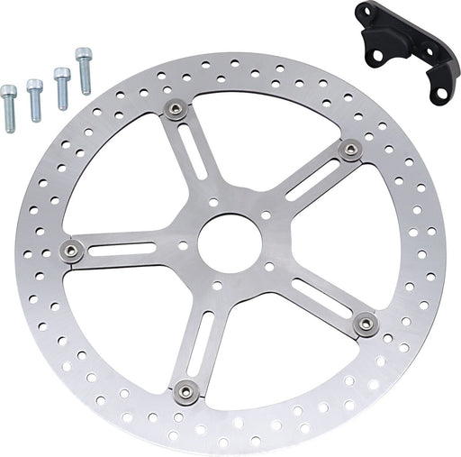 Arlen Ness Big Brake Floating Left Side Brake Rotor Kit for 2018-2026 Harley-Davidson Softail Motorcycles #02-983