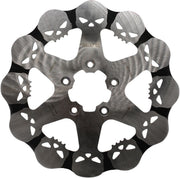 Galfer Skull Brake Rotor for 2012-2016, 2022-2023 Harley-Davidson Front One Piece (Fixed) 420 High-Carbon Stainless Steel Each