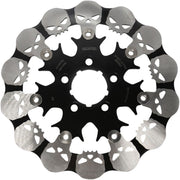 Galfer Skull Brake Rotor for 2000, 2006-2007, 2012-2016, 2018-2020, 2022-2023 Harley-Davidson Rear Two Piece (Floating) 420 High-Carbon Stainless S...