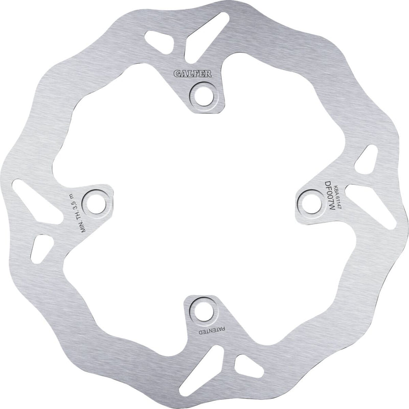 Galfer Brake Rotor Rear One Piece (Fixed) Stainless Steel