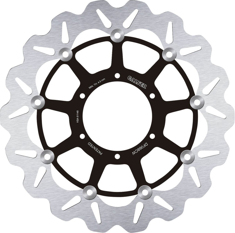 Galfer Brake Rotor for 2000-2007 HONDA Front Two Piece (Floating) Stainless Steel