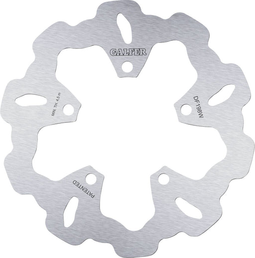 Galfer Brake Rotor for 2001-2006, 2021-2024 KAWASAKI Rear One Piece (Fixed) Stainless Steel