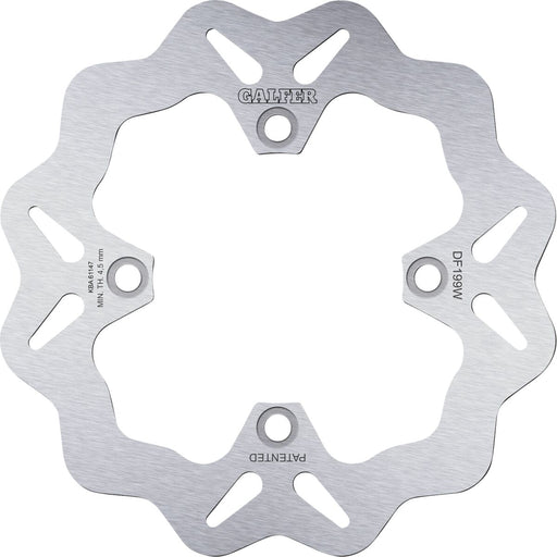 Galfer Brake Rotor for 2000-2006 KAWASAKI ZX-12 R Rear One Piece (Fixed) Stainless Steel