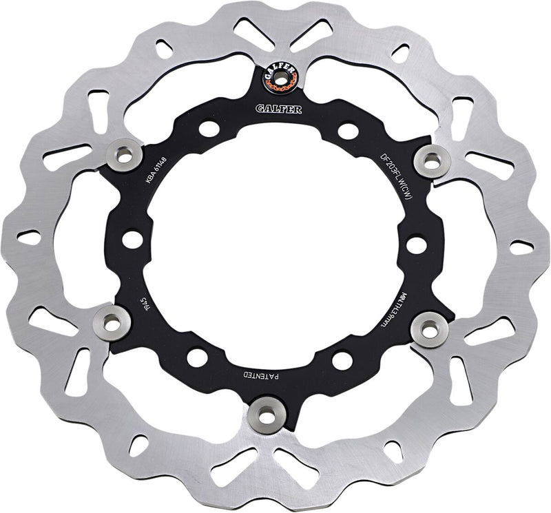 Galfer Brake Rotor for 2008-2012, 2023-2025 KAWASAKI Wave® Front Two Piece (Floating) Stainless Steel