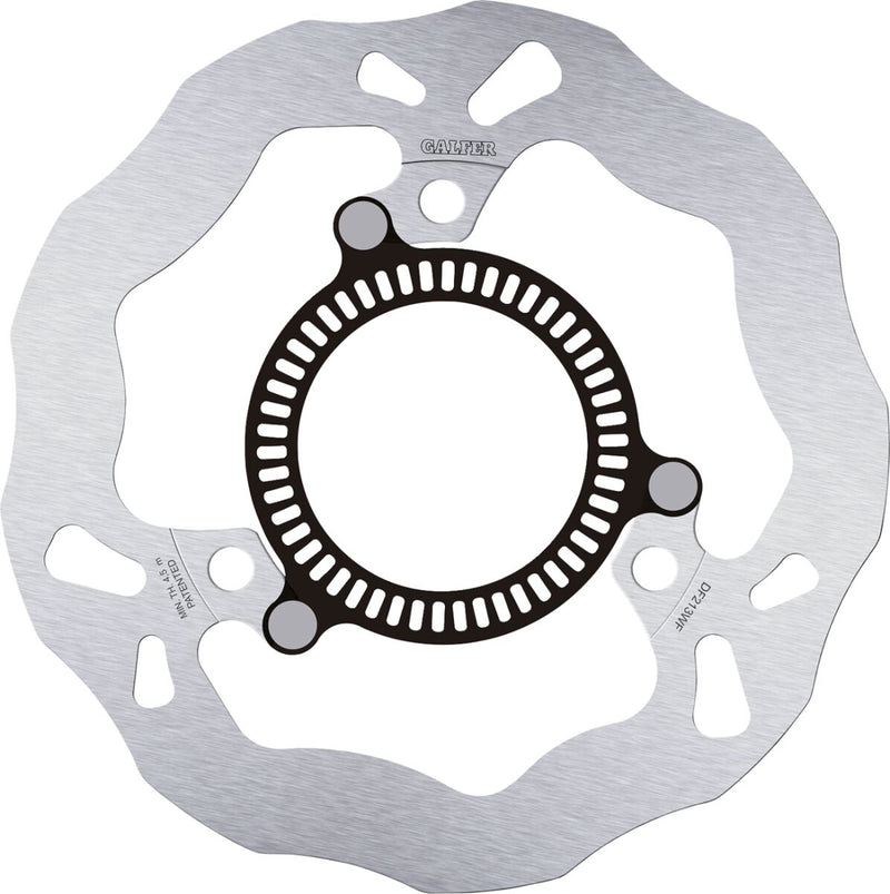Galfer Brake Rotor for 2018-2026 KAWASAKI Rear One Piece (Fixed) Stainless Steel