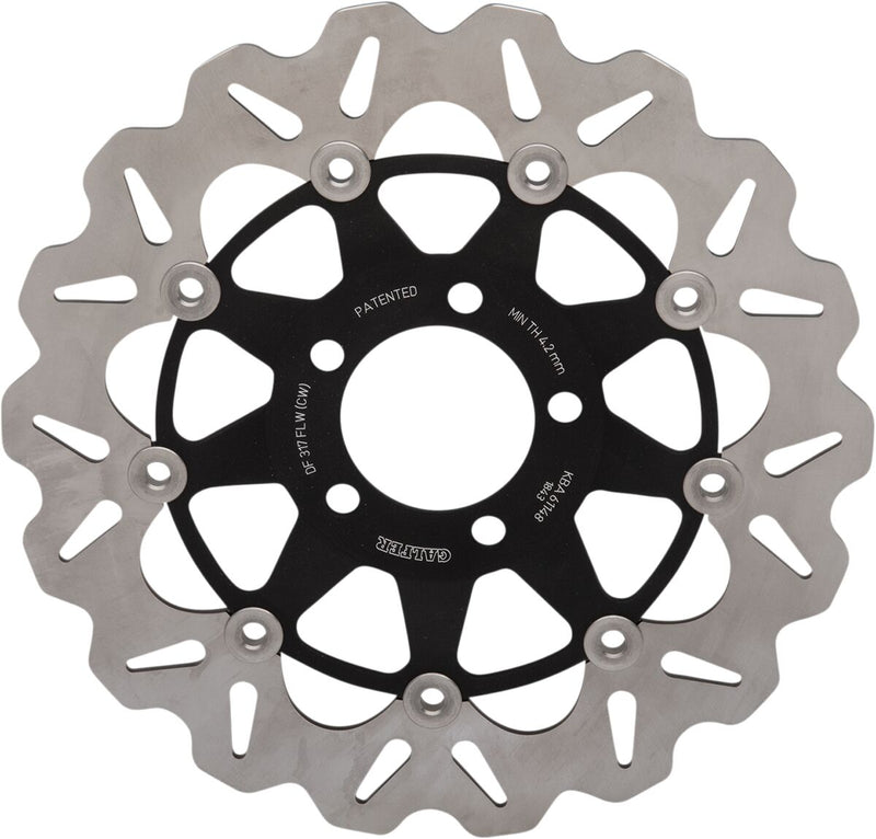 Galfer Brake Rotor for 1989-2008 SUZUKI Wave® Front Two Piece (Floating) Stainless Steel