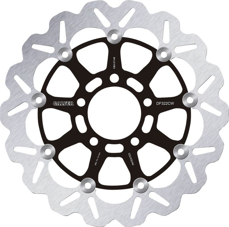 Galfer Brake Rotor for 2003-2005 SUZUKI GSX-R Front Two Piece (Floating) Stainless Steel
