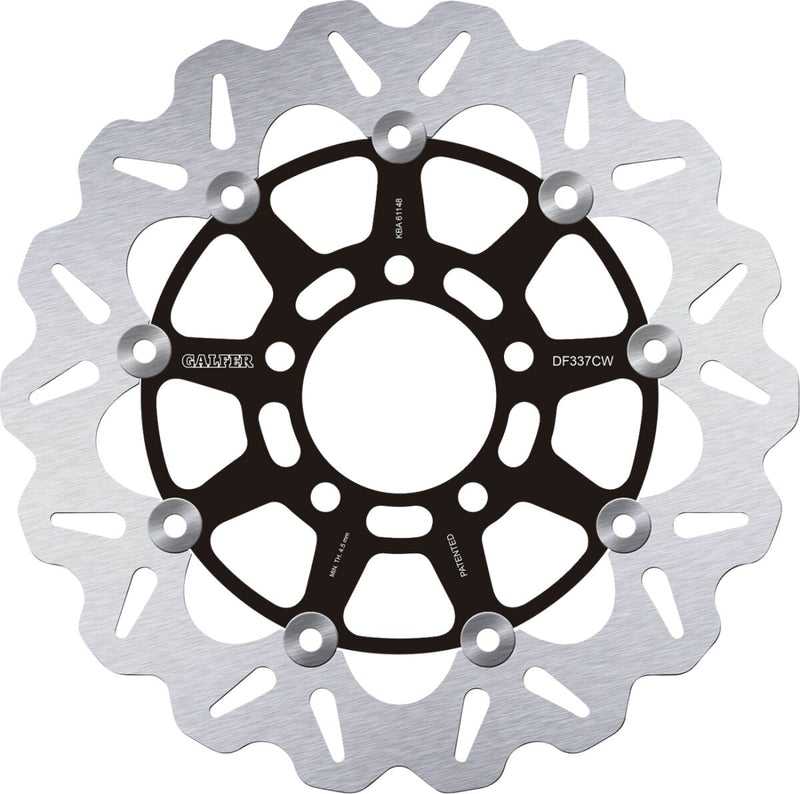Galfer Brake Rotor for 2002-2011 SUZUKI Front Two Piece (Floating) Stainless Steel