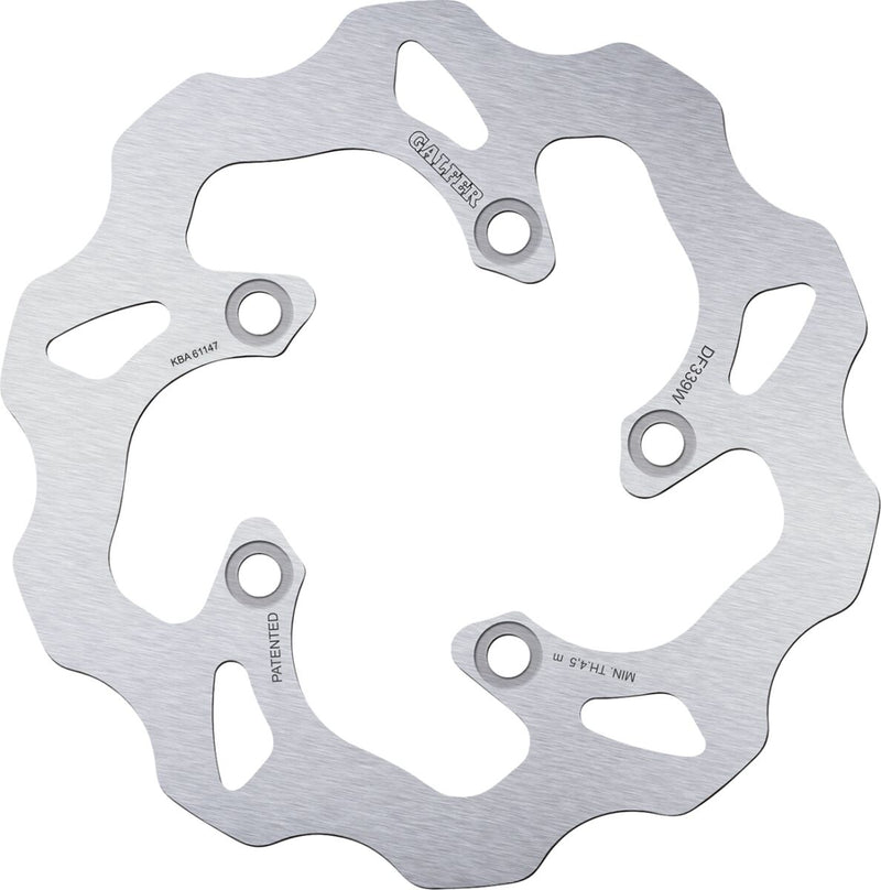Galfer Brake Rotor for 1986-1988, 1997-2026 SUZUKI Rear One Piece (Fixed) Stainless Steel
