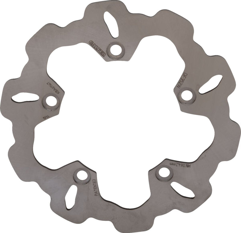 Galfer Brake Rotor for 2006-2026 SUZUKI Wave® Rear One Piece (Fixed) Stainless Steel