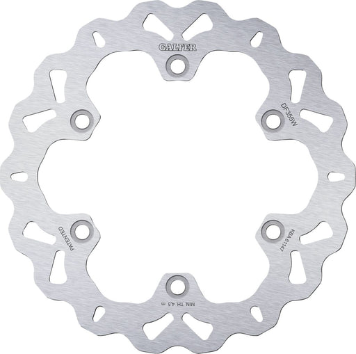 Galfer Brake Rotor for 2008-2012, 2014-2020 SUZUKI GSX 1300 Rear One Piece (Fixed) Stainless Steel
