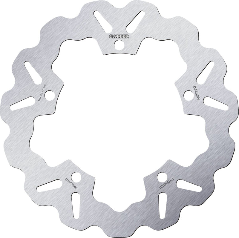 Galfer Brake Rotor for 2014-2026 YAMAHA Rear One Piece (Fixed) Stainless Steel