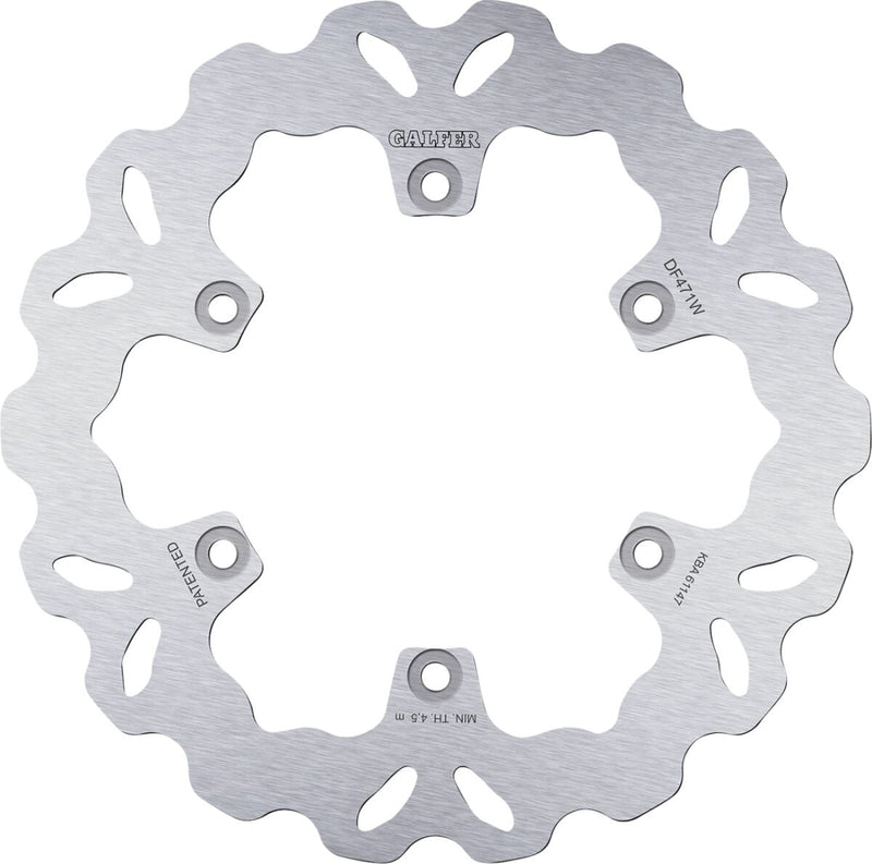 Galfer Brake Rotor for 1983-2016 YAMAHA Front Rear One Piece (Fixed) Stainless Steel