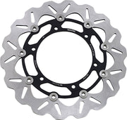 Galfer Brake Rotors for 1995-2021 YAMAHA Black Silver Front Two Piece (Floating) Stainless Steel Each