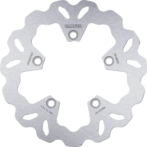Galfer Brake Rotor for 2004-2014 YAMAHA Rear One Piece (Fixed) Stainless Steel