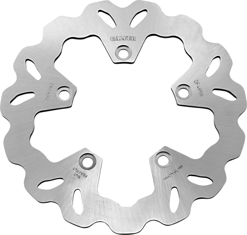 Galfer Brake Rotor for 2004-2014 YAMAHA Rear One Piece (Fixed) Stainless Steel Each
