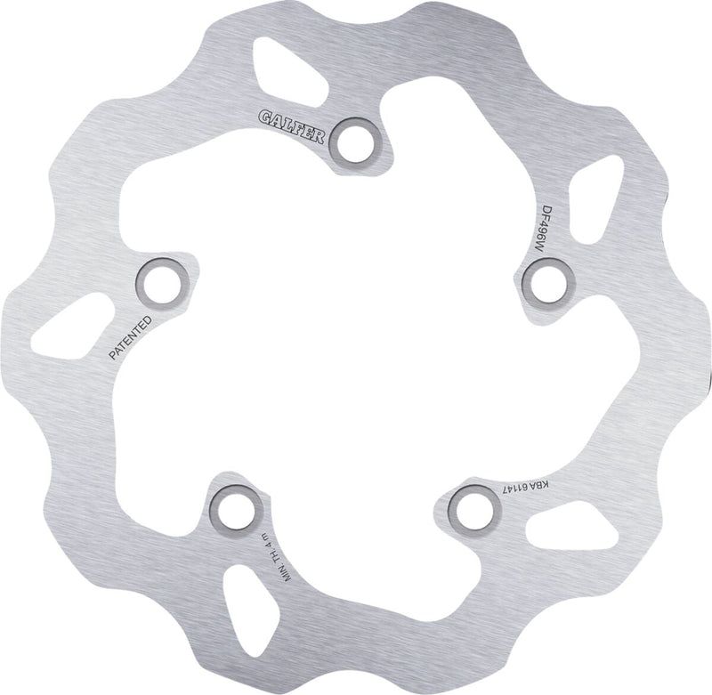 Galfer Brake Rotor for 2003-2026 YAMAHA Rear One Piece (Fixed) Stainless Steel Each