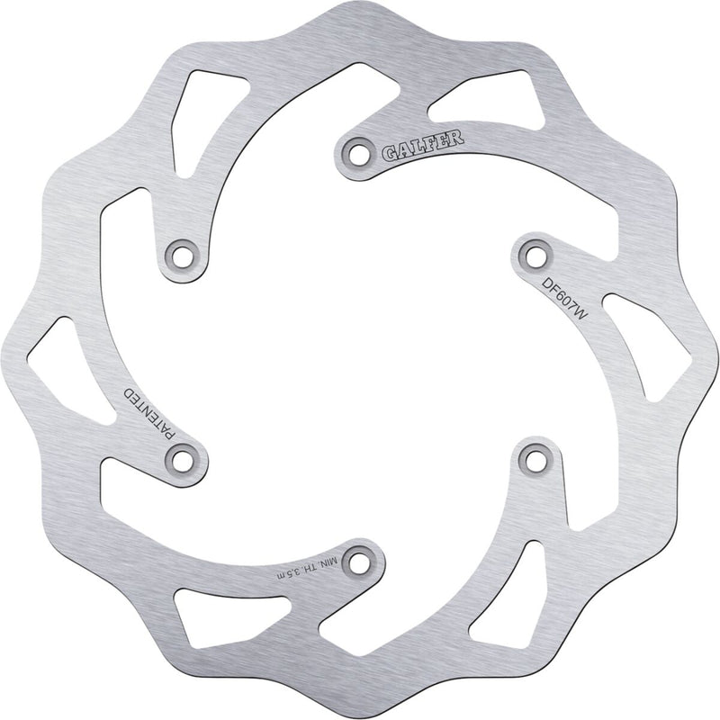 Galfer Brake Rotor Rear One Piece (Fixed) Stainless Steel Each