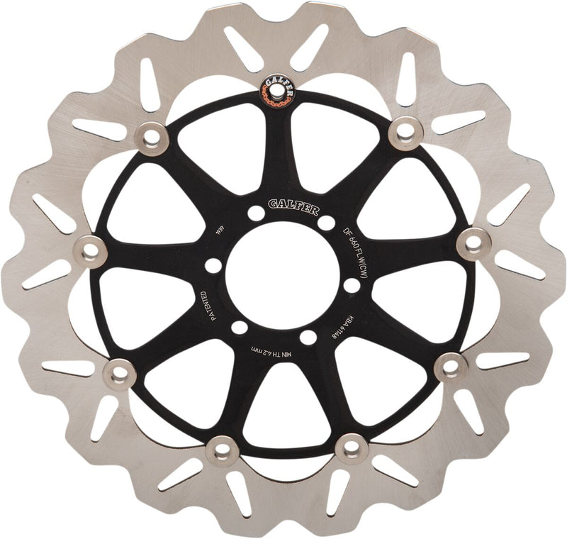 Galfer Brake Rotor Front Two Piece (Floating) Stainless Steel Each
