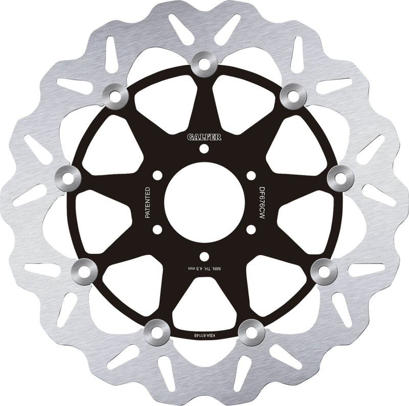 Galfer Brake Rotor for 1992, 1997-2016 HONDA Front Two Piece (Floating) Stainless Steel