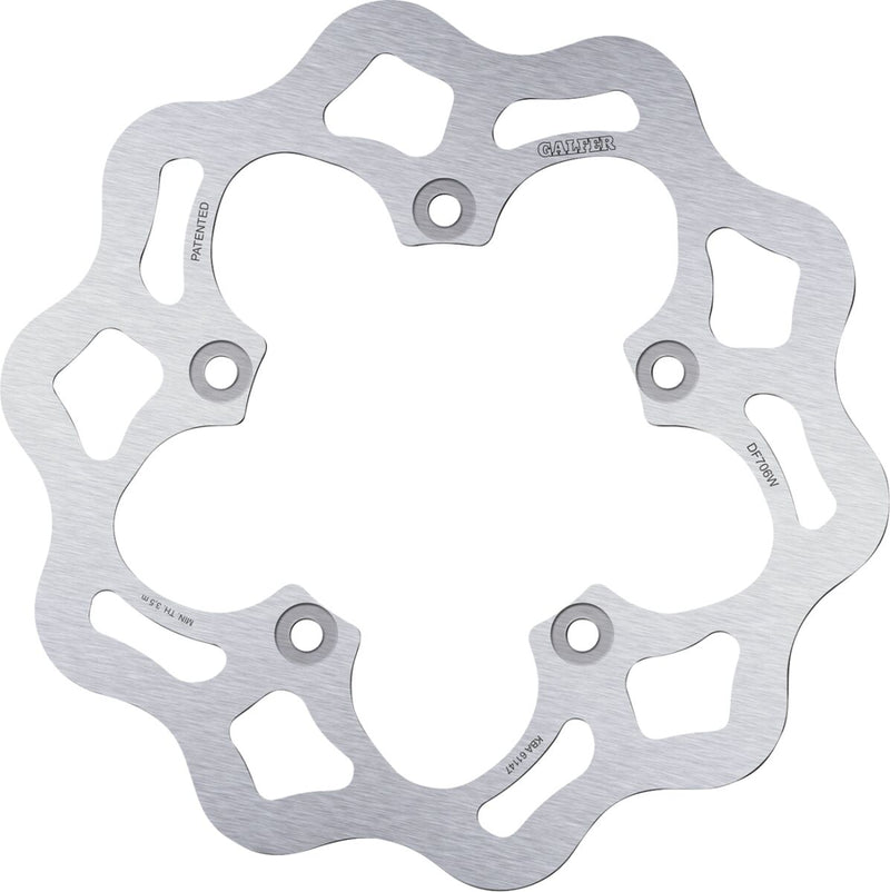 Galfer Brake Rotor for 2003-2008 DUCATI Rear One Piece (Fixed) Stainless Steel