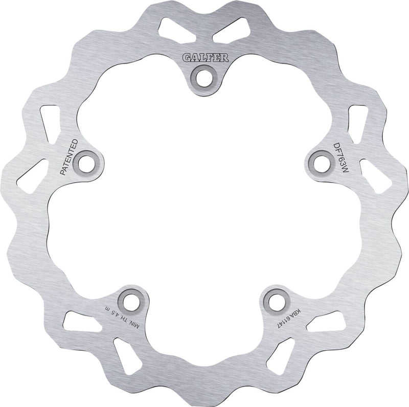 Galfer Brake Rotor Rear One Piece (Fixed) Stainless Steel
