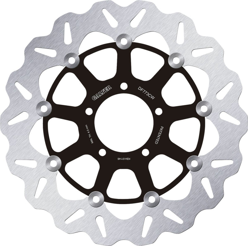 Galfer Brake Rotor for 2007-2012 DUCATI HYPERMOTARD Front Two Piece (Floating) Stainless Steel
