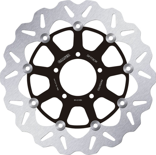 Galfer Brake Rotor for 2007-2012 DUCATI HYPERMOTARD Front Two Piece (Floating) Stainless Steel