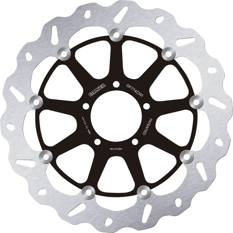 Galfer Brake Rotor for 2007-2026 DUCATI Front Left Two Piece (Floating) Stainless Steel