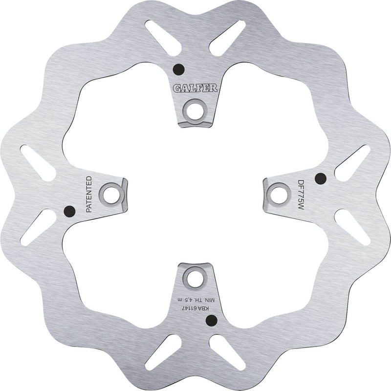 Galfer Brake Rotor for 2007-2013, 2018-2026 DUCATI Rear One Piece (Fixed) Stainless Steel