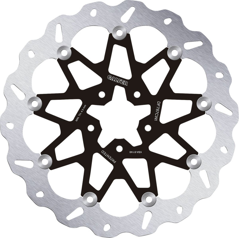 Galfer Brake Rotor Front Left Two Piece (Floating) Stainless Steel