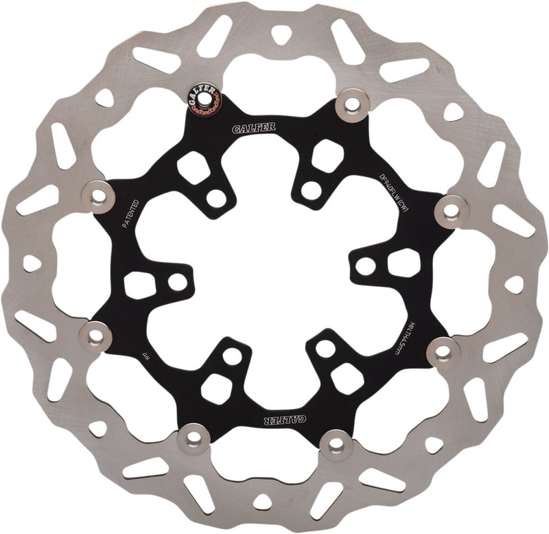 Galfer Brake Rotor Front Two Piece (Floating) Stainless Steel Each