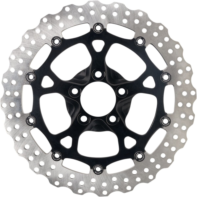 Two-Piece Brake Rotor Dyna,
Softail,
Revolution,
Sportster,
Touring,
Trike