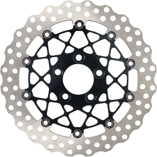 Two-Piece Brake Rotor Dyna,
Softail,
Revolution,
Sportster,
Touring,
Trike