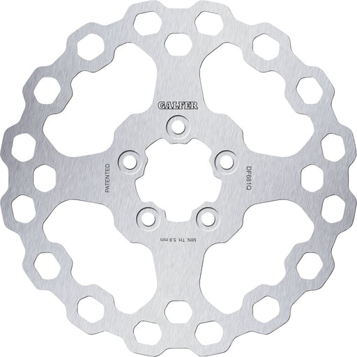 Galfer Cubiq™ Brake Rotor for 1986-2023 Harley-Davidson Chrome Rear Solid-Mount