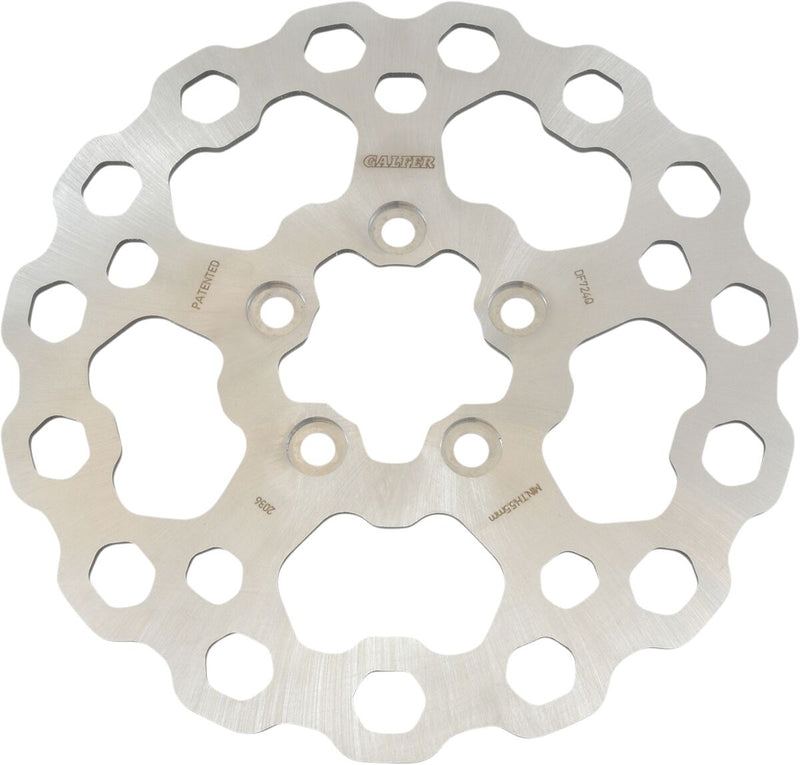 Galfer Cubiq™ Brake Rotor for 2005-2021 Harley-Davidson Chrome Rear Full-Floating Each