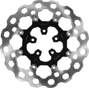 Galfer Cubiq™ Brake Rotor for 2004-2024 Harley-Davidson Black Chrome Front Full-Floating