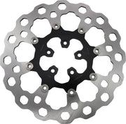 Galfer Oversize Cubiq™ Brake Rotor for 2000-2007 Harley-Davidson Black Chrome Front Full-Floating