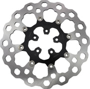 Galfer Oversize Cubiq™ Brake Rotor for 2000-2007 Harley-Davidson Black Chrome Front Full-Floating Each