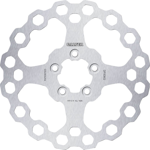 Galfer Cubiq™ Brake Rotor for 2008-2024 Harley-Davidson Chrome Rear Solid-Mount