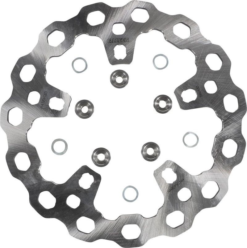 Galfer Cubiq™ Brake Rotor for 2014-2023 Harley-Davidson Chrome Front Full-Floating Each