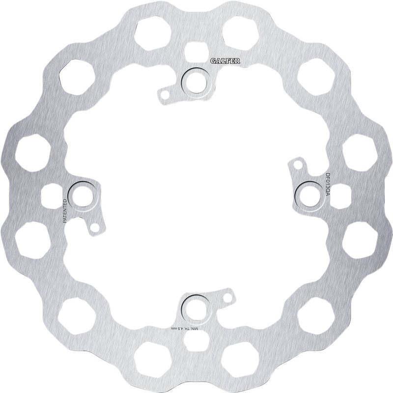 Galfer Cubiq™ Brake Rotor Silver Rear Solid-Mount